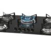 Fogão Cooktop Fischer 5Q TC Gás Mesa Vidro