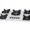 Fogão Cooktop Fischer 5Q TC Infinity Gás Mesa Vidro - Special White