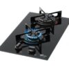 Fogão Cooktop Fischer 2Q Fit Line Gás Mesa Vidro