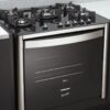 Fogão de Embutir Fischer 5Q TC Gran Cheff Gás Com Dourador